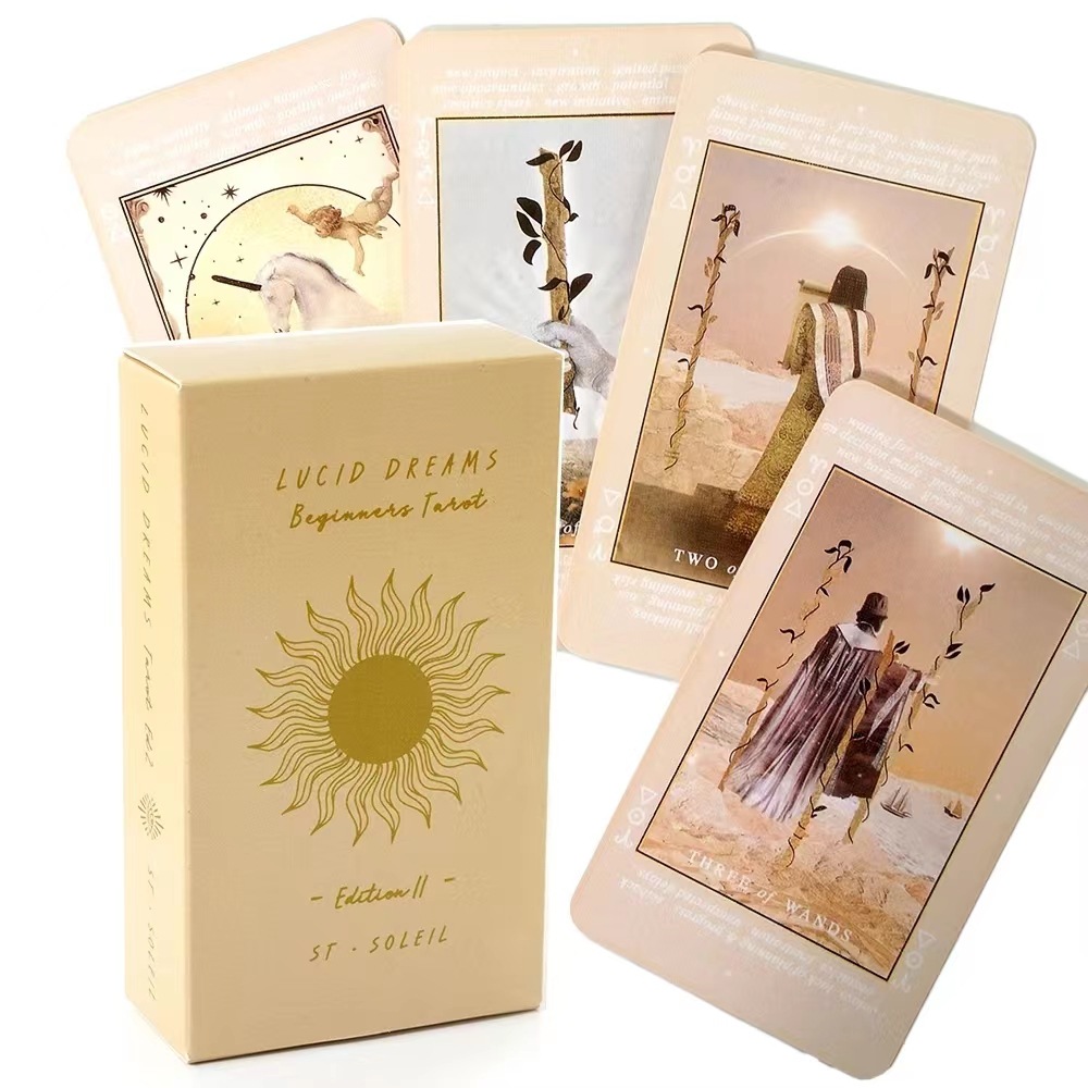 Tarot Deck With Guidebook - Lucid Dreams 초보자 타로 데크 운명