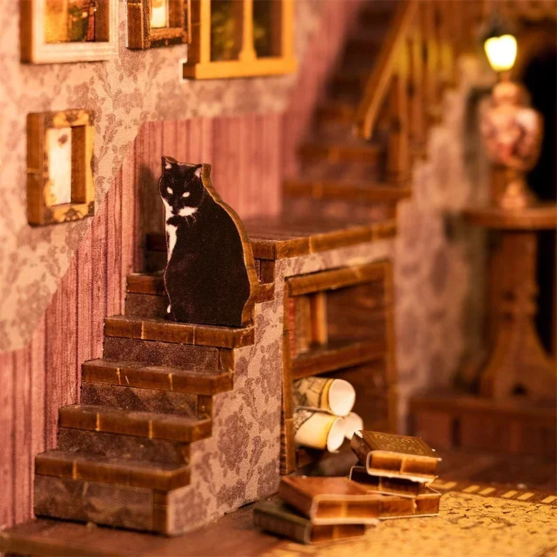 새로운 DIY 나무 책장 삽입형 미니어처 조립 키트,  - Diy Wooden Book Nook Kit Shelf Insert 리뷰 및 가격