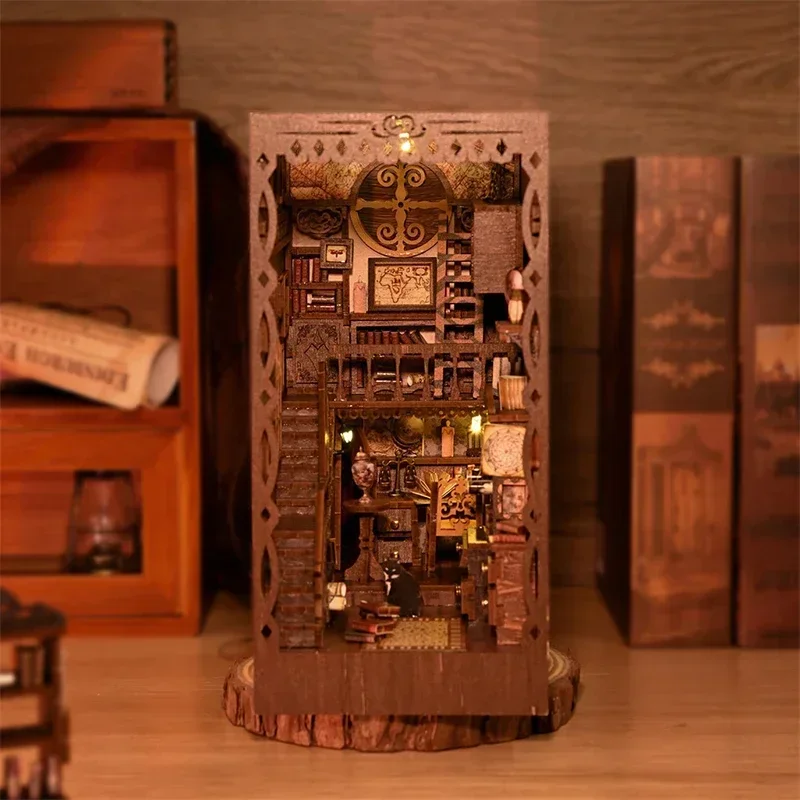 새로운 DIY 나무 책장 삽입형 미니어처 조립 키트,  - Diy Wooden Book Nook Kit Shelf Insert 리뷰 및 가격