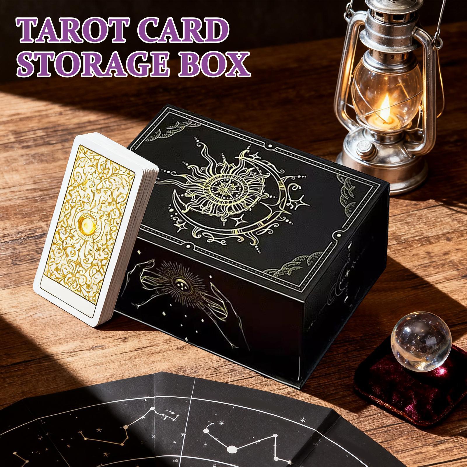 자석 뚜껑 타로 카드 상자, 휴대용 경량 보관함, 심플 - Tarot Deck With Guidebook 리뷰 및 가격