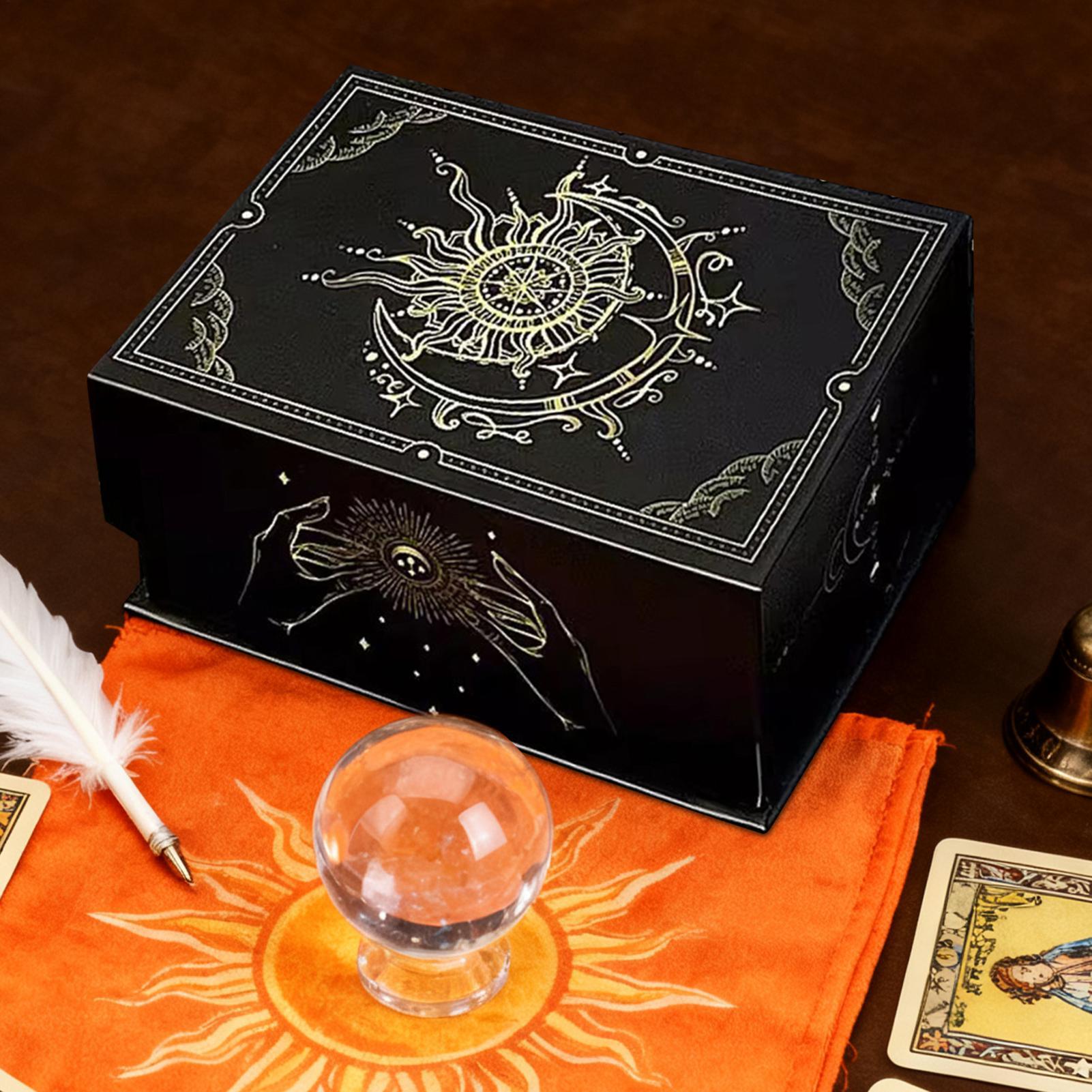 자석 뚜껑 타로 카드 상자, 휴대용 경량 보관함, 심플 - Tarot Deck With Guidebook 리뷰 및 가격