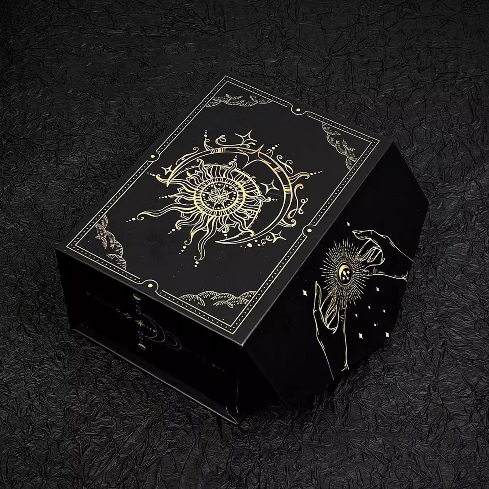 자석 뚜껑 타로 카드 상자, 휴대용 경량 보관함, 심플 - Tarot Deck With Guidebook 리뷰 및 가격