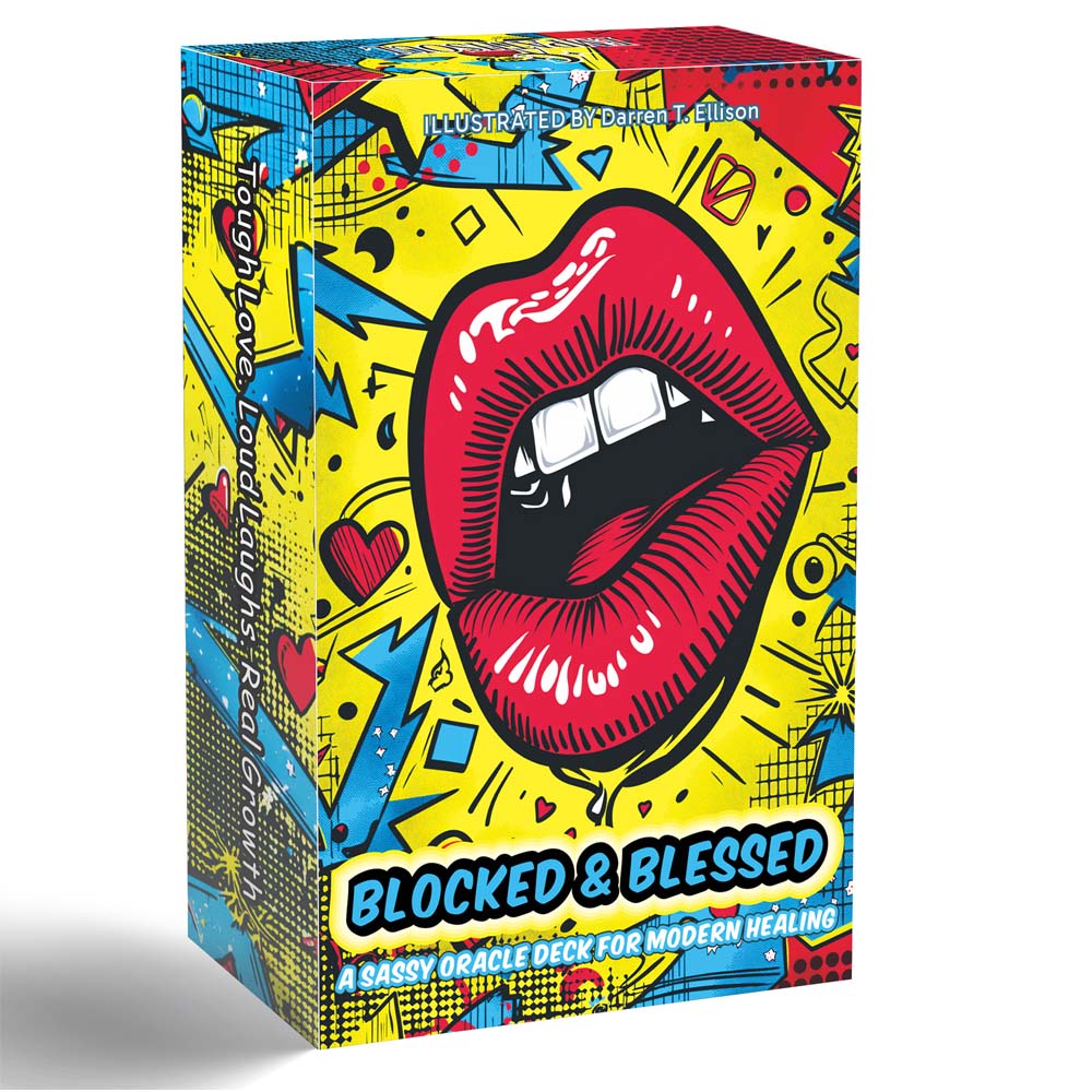 54 카드 덱, 13x8cm 크기, BLOCKED &  - Tarot Deck With Guidebook 리뷰 및 가격