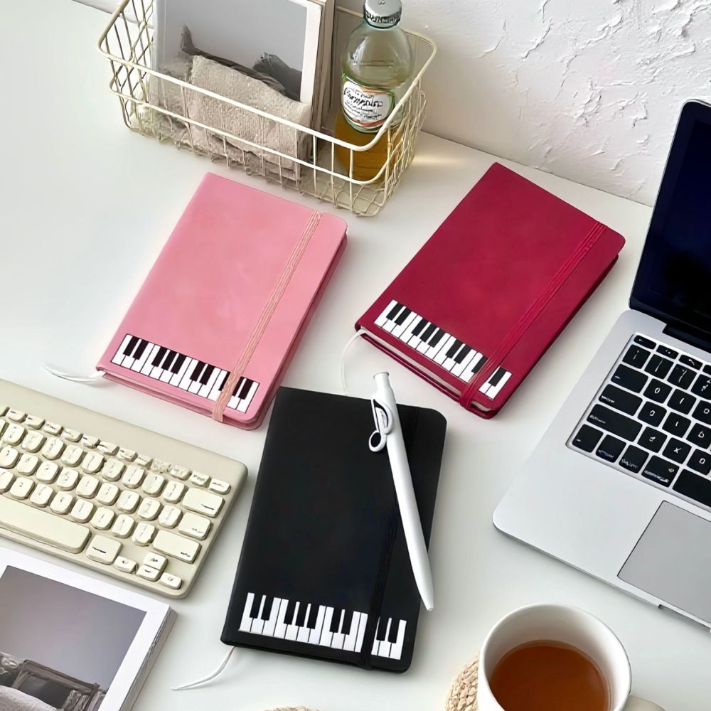 음악 테마 노트북 피아노 스타일 저널 문구 다이어리 사 - Blank Sheet Music Notebook 리뷰 및 가격
