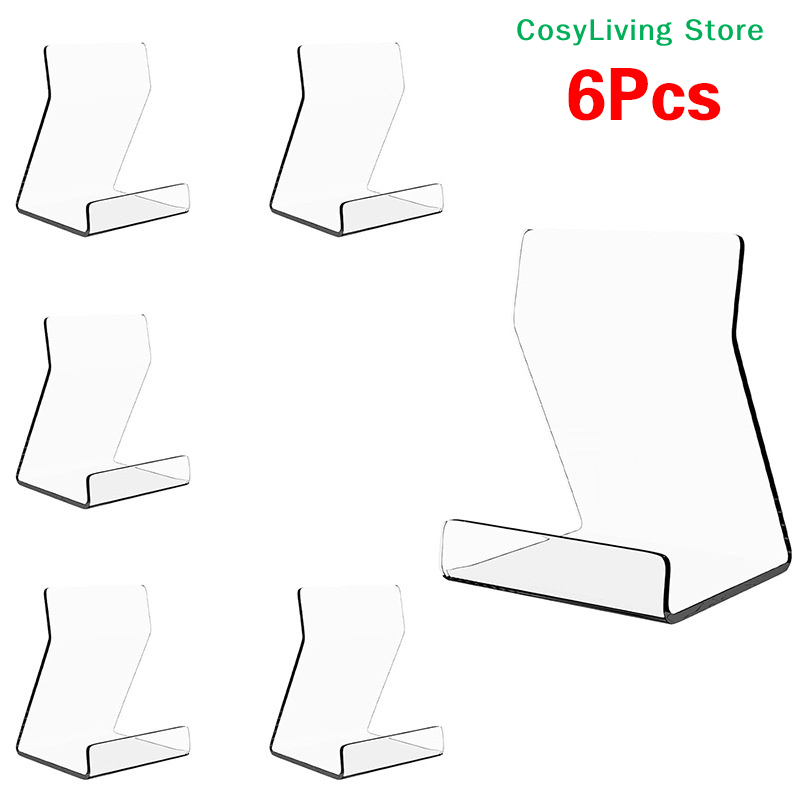 1/2/6개 투명한 책장용 아크릴 디스플레이 스탠드,  - Clear Acrylic Book Stand Holder 리뷰 및 가격